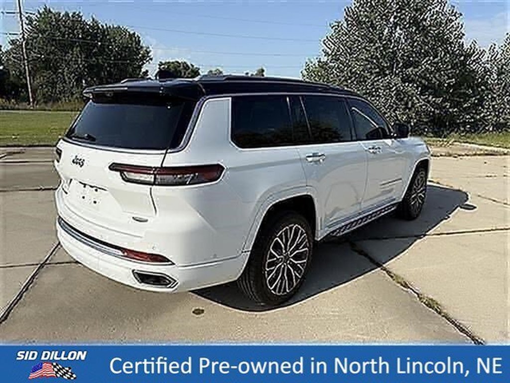Used 2022 Bright White Clear Coat Jeep Summit Reserve image 8