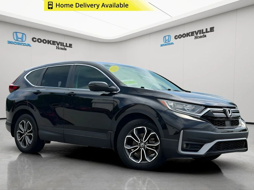 Used 2021 Crystal Black Pearl Honda EX image 1
