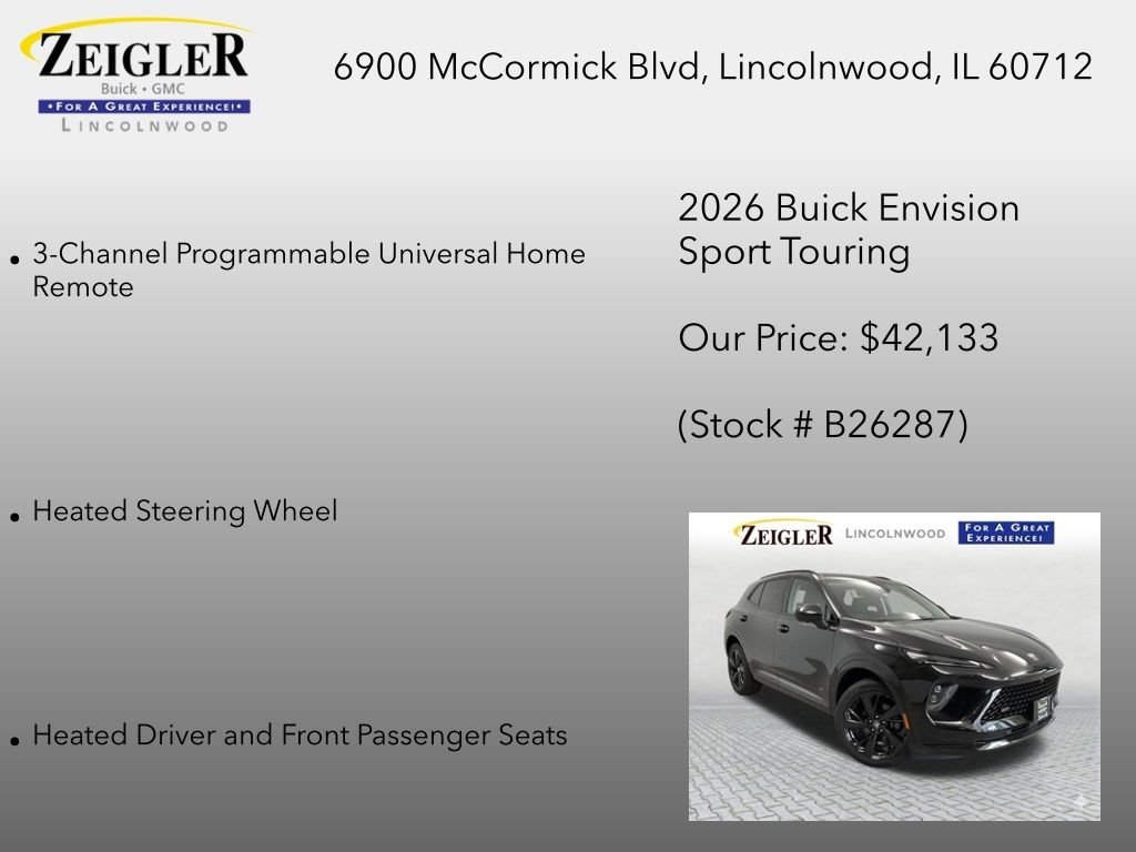 New 2026 Ebony Twilight Metallic Buick Sport Touring image 24