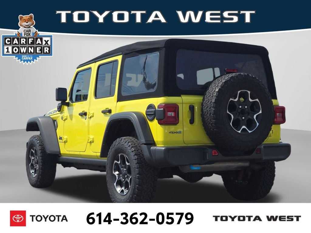 Used 2023 Yellow Jeep Rubicon 4xe image 9