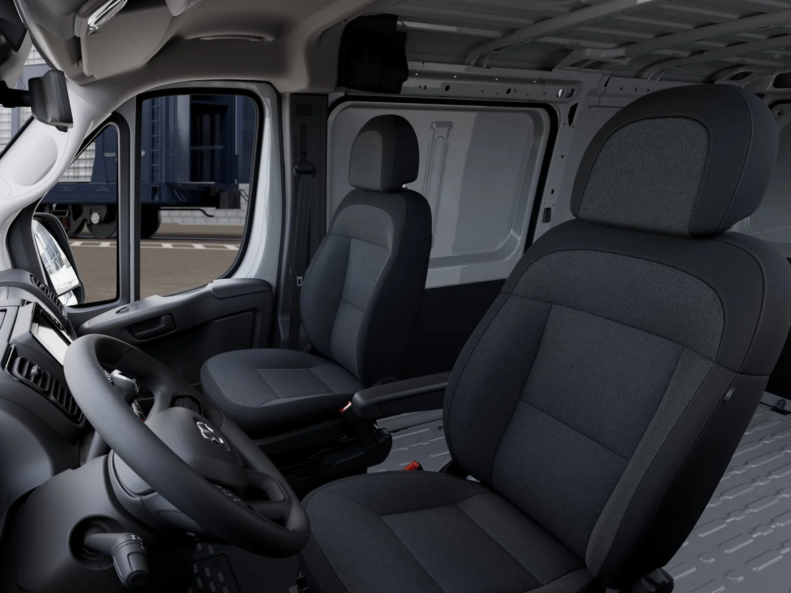 New 2026 Bright White Clear-Coat Exterior Paint RAM Tradesman 1500 Low Roof 118 WB w/Pass Seat image 23