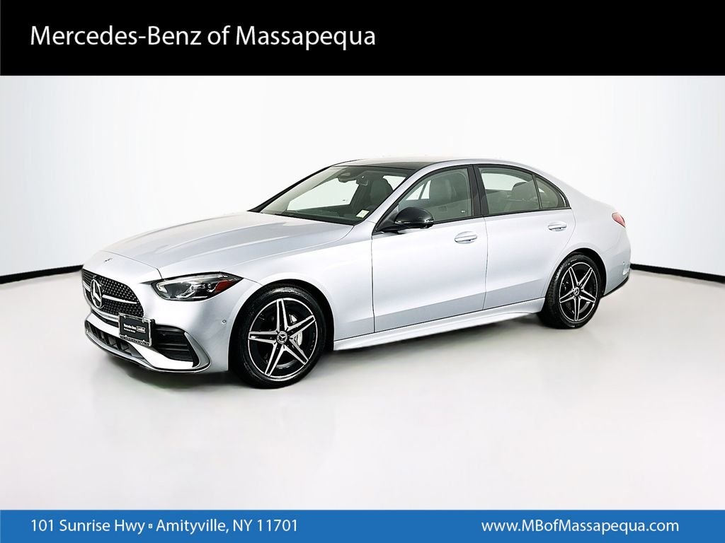 Certified Used 2023 Gray Mercedes-Benz C 300 image 1