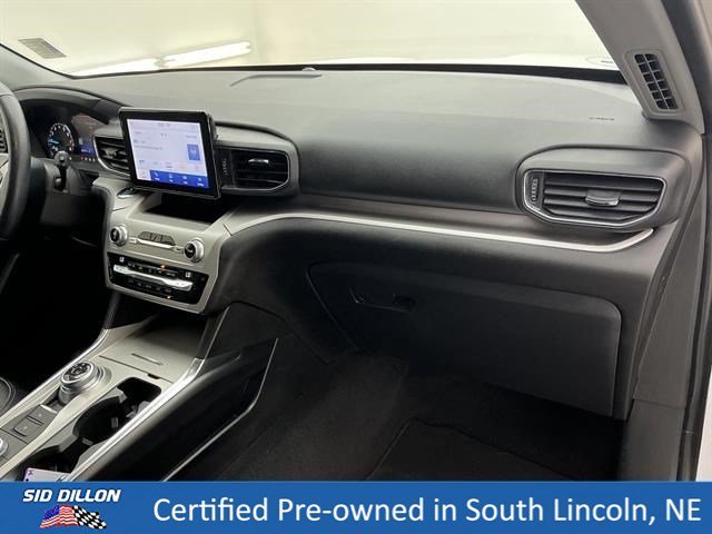 Used 2021 Star White Metallic Tri-Coat Ford XLT image 24