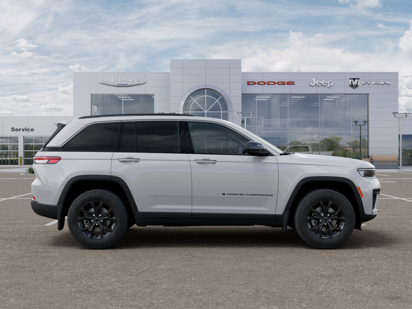 New 2026 Bright White Clear-Coat Exterior Paint Jeep Altitude image 47