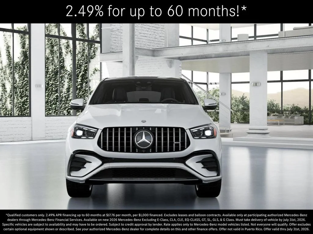 New 2026 MANUFAKTUR Moonlight White Metallic Mercedes-Benz AMG® GLE 53 4MATIC+ Coupe image 49