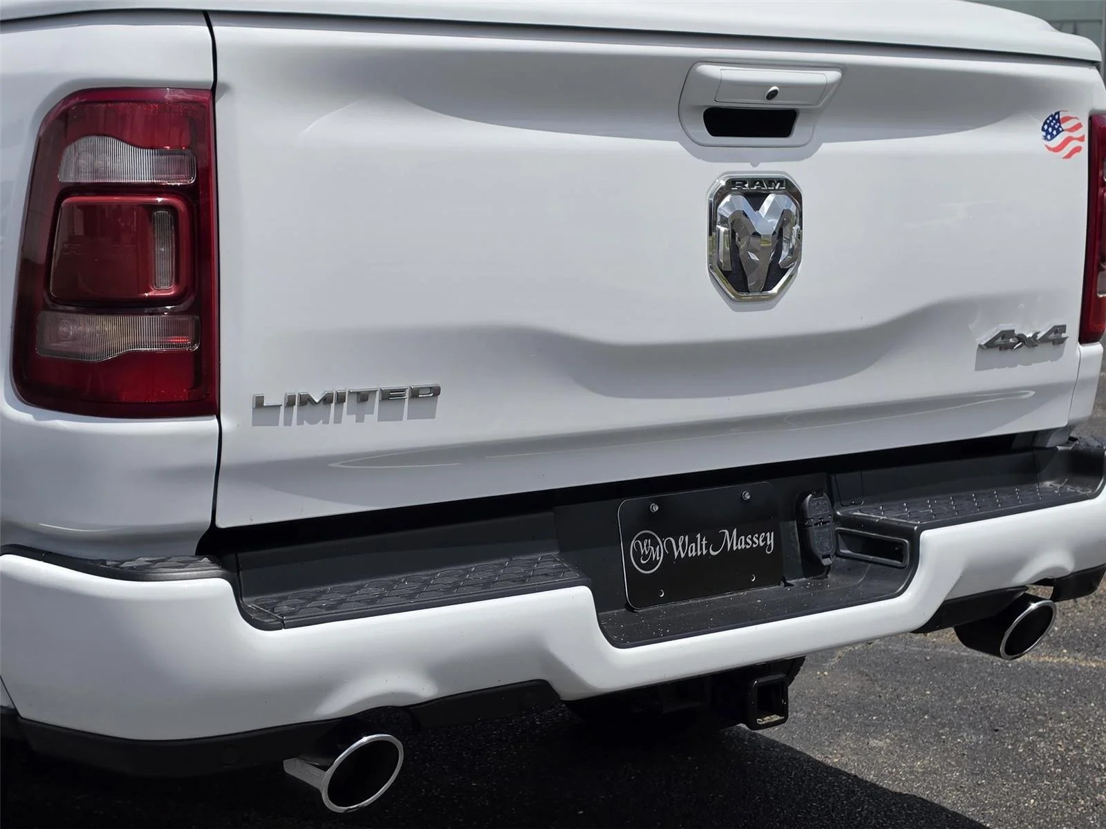 Used 2023 Bright White Clearcoat Ram Limited image 9