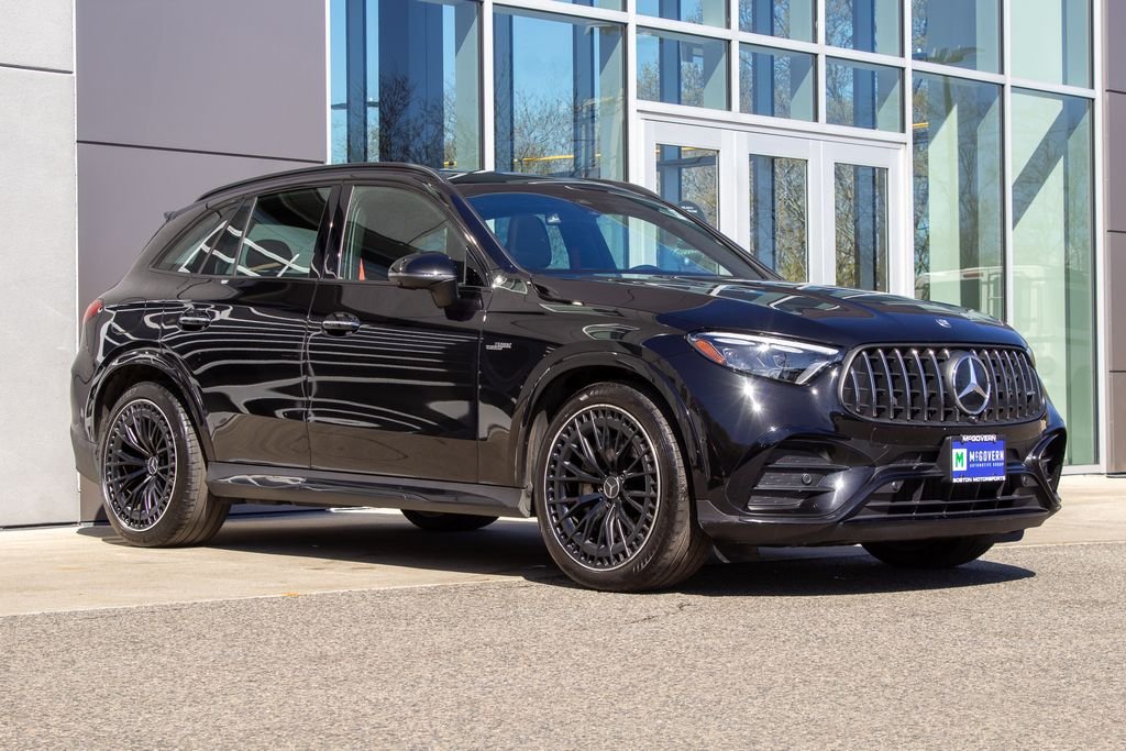 Used 2025 Obsidian Black Metallic Mercedes-Benz GLC 43 AMG® image 3