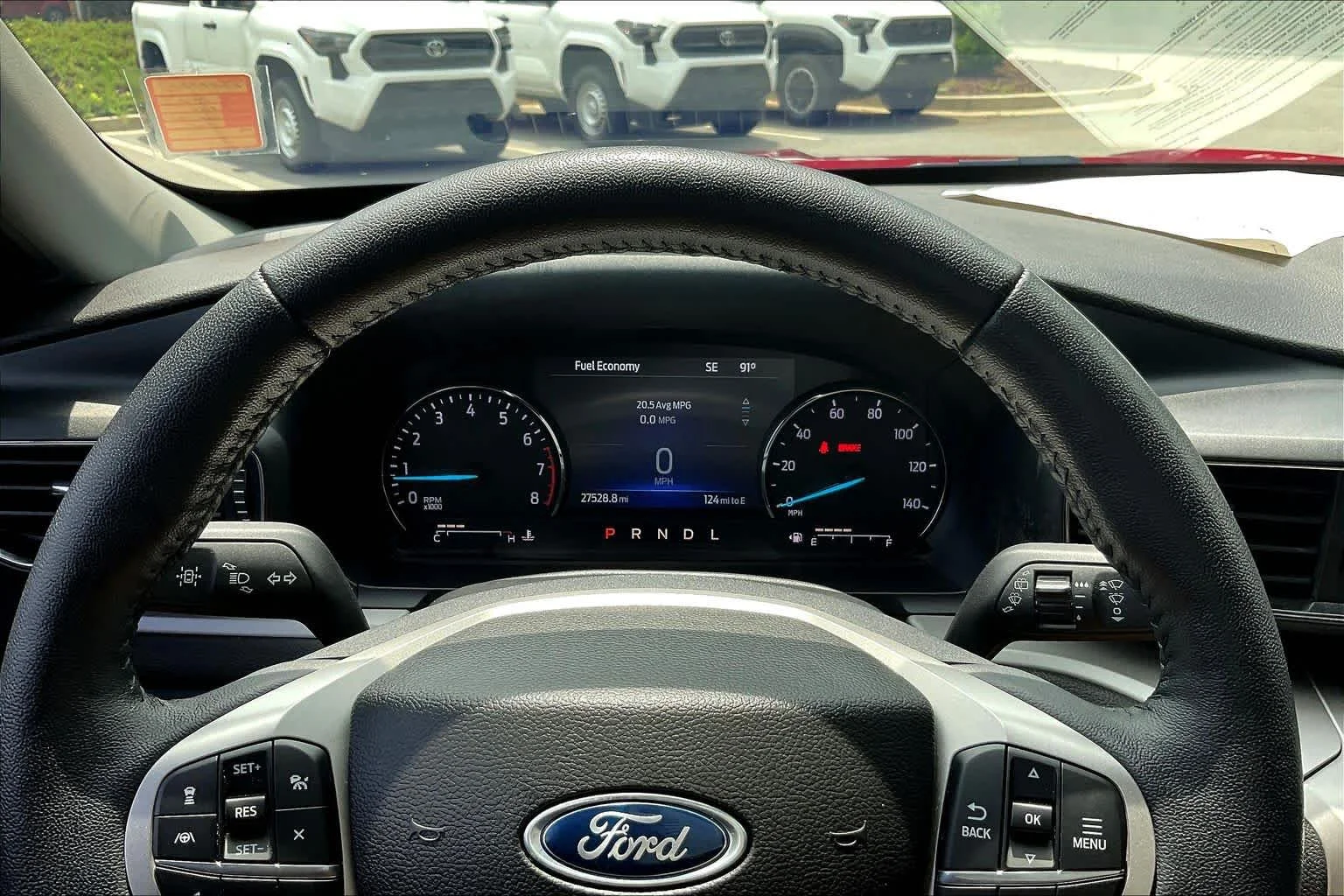 Used 2023 Rapid Red Metallic Tinted Clearcoat Ford XLT image 49
