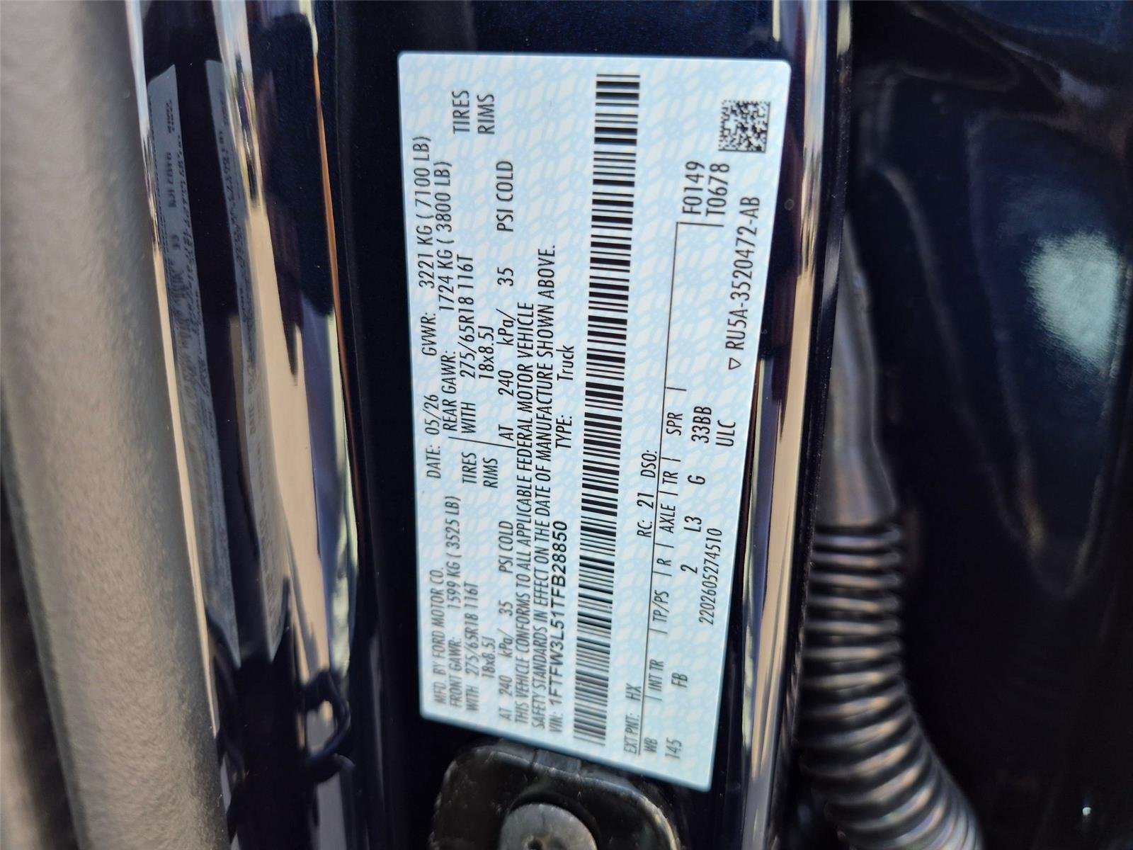 New 2026 Antimatter Blue Metallic Ford XLT image 35