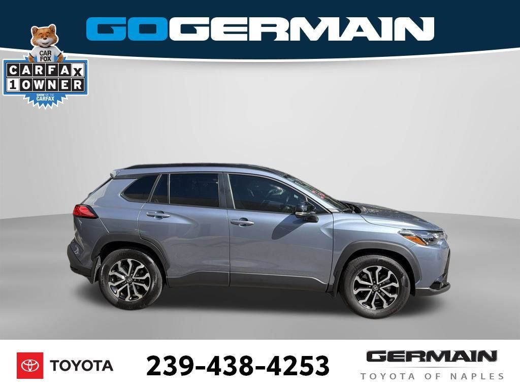 Certified Used 2025 Blue Toyota Hybrid SE image 5