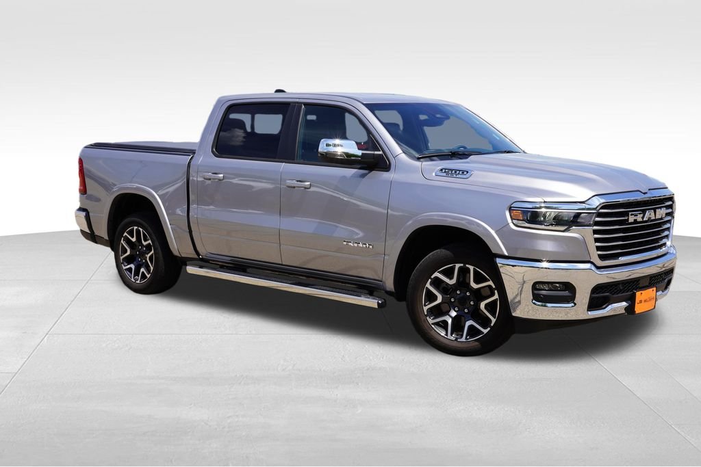 Used 2025 Billet Silver Metallic Clearcoat Ram Laramie image 2