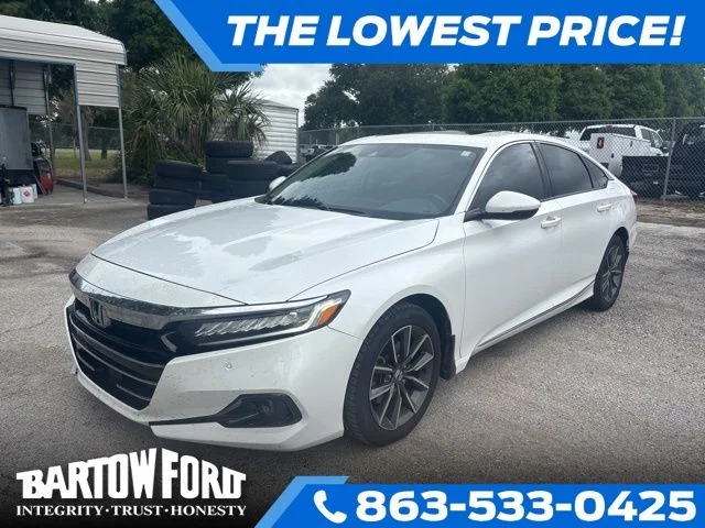 Used 2022 White Honda EX-L image 1