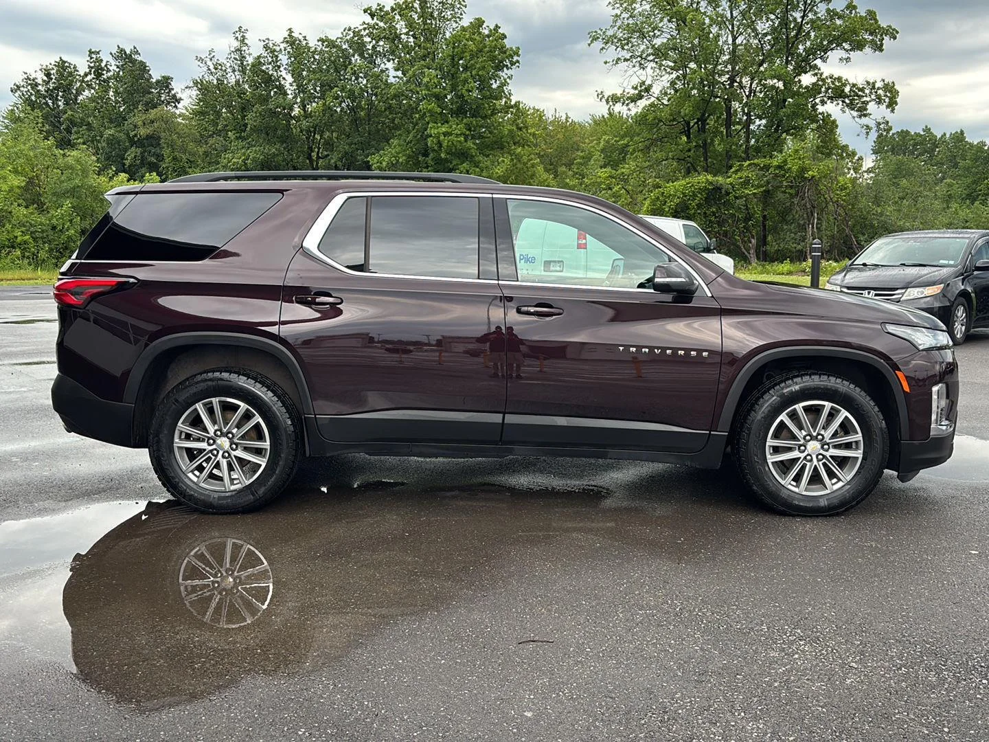 Used 2023 Black Cherry Metallic Chevrolet LT Cloth image 4