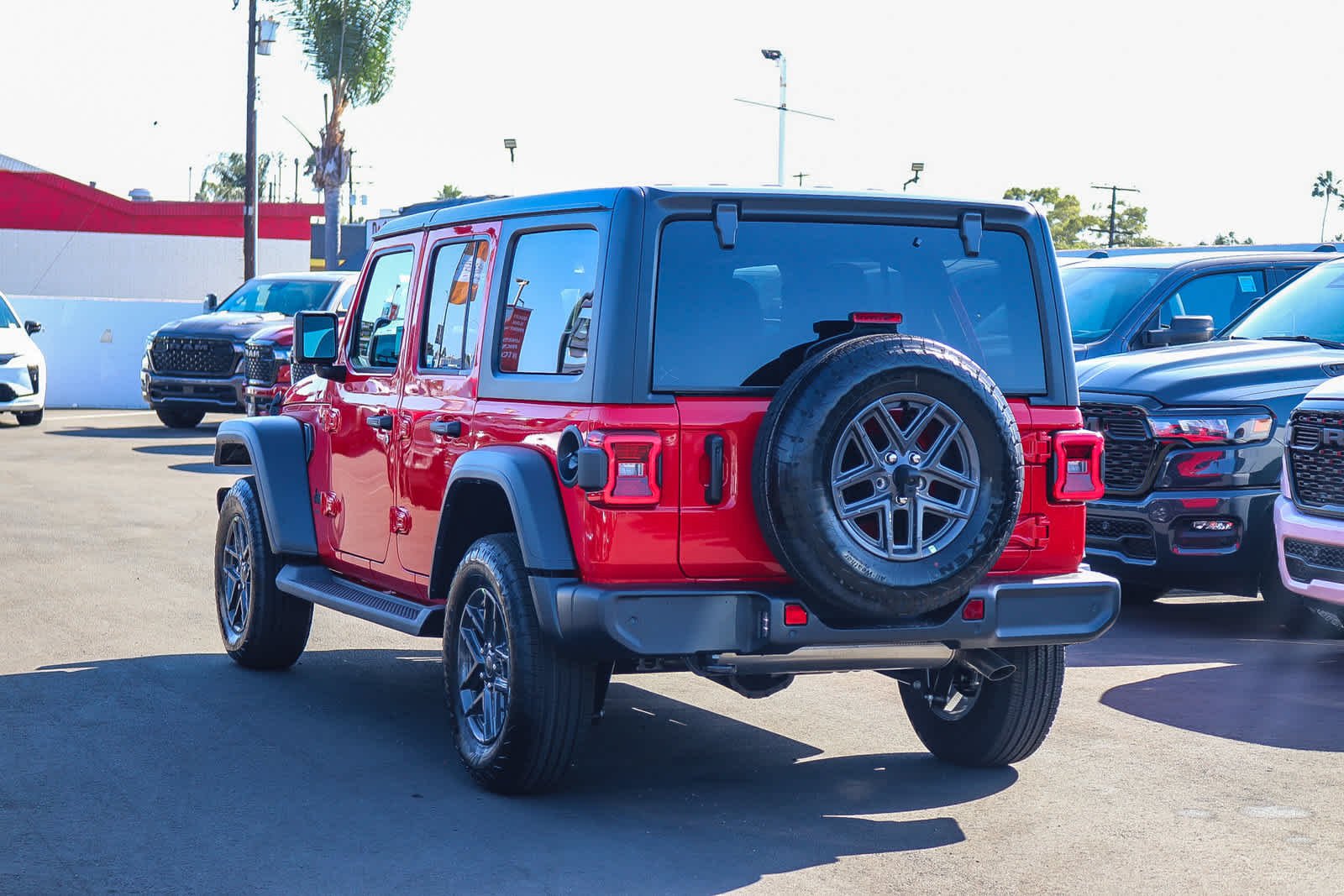 New 2027 Firecracker Red Clear-Coat Paint Jeep Sport S image 6