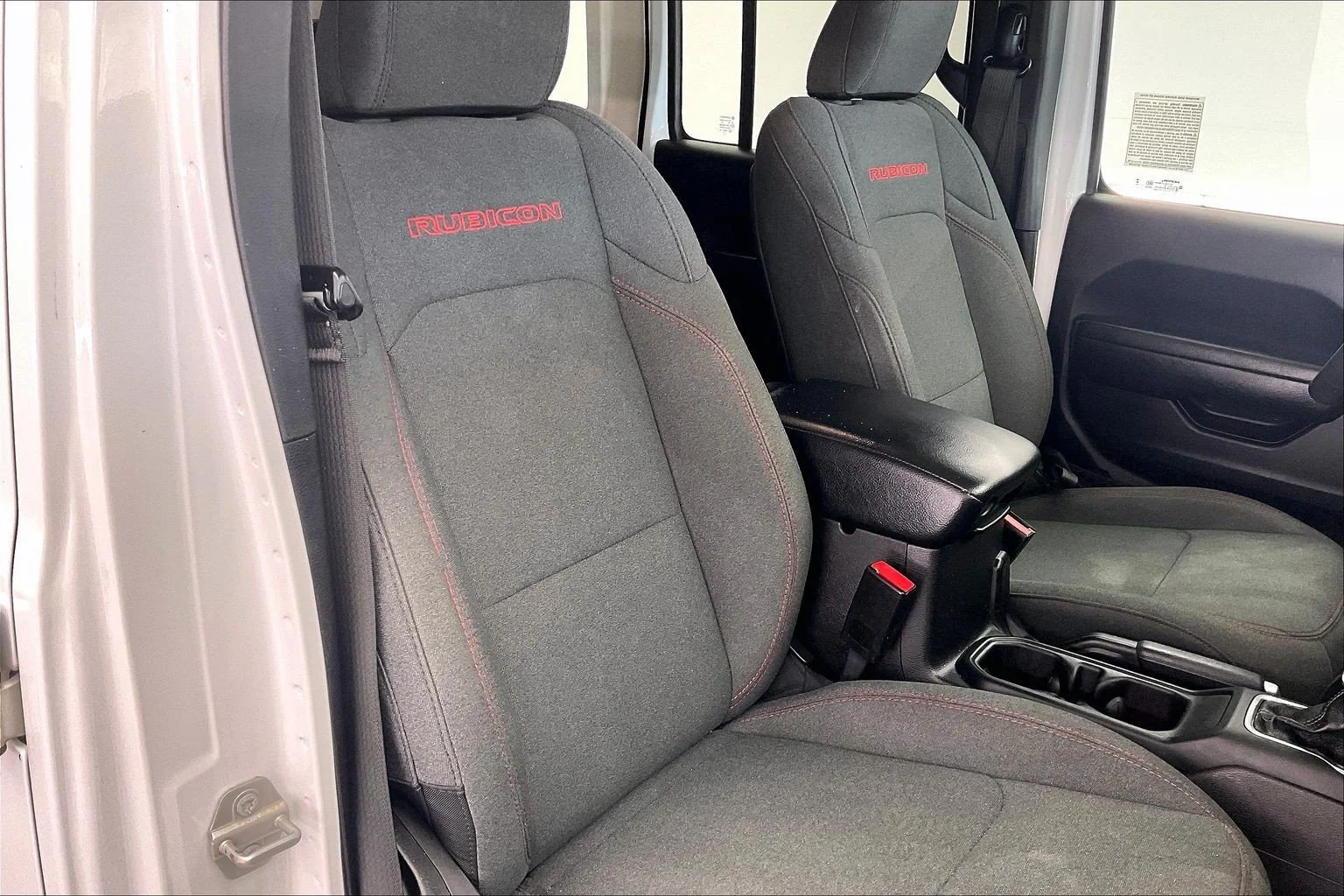 Used 2024 Bright White Clearcoat Jeep Rubicon image 6