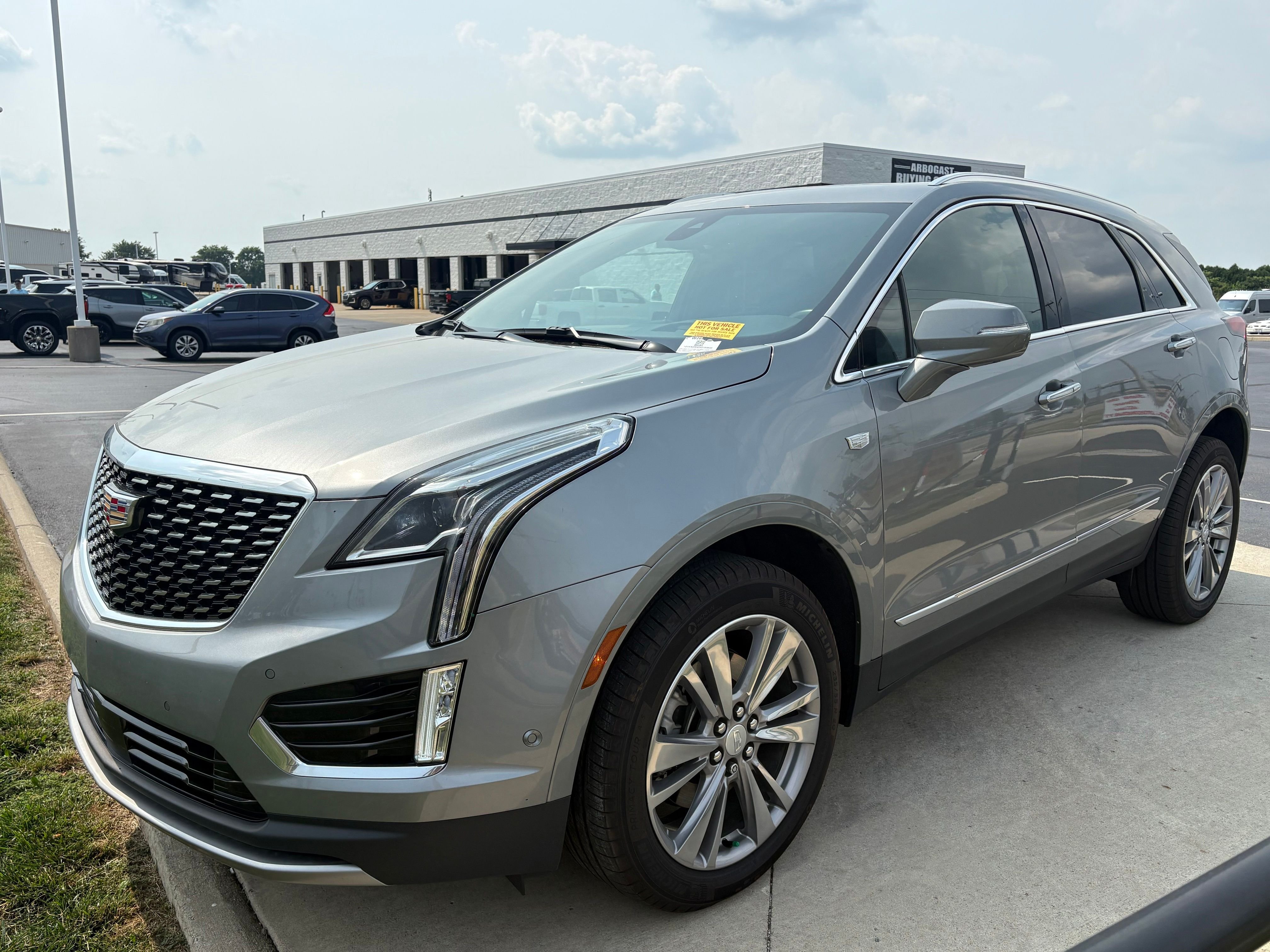 Used 2025 Argent Silver Metallic Cadillac Premium Luxury image 3