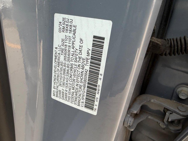 Certified Used 2025 Sonic Gray Pearl Honda AWD TrailSport image 27