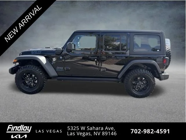 Used 2025 Black Jeep Willys 4xe image 8