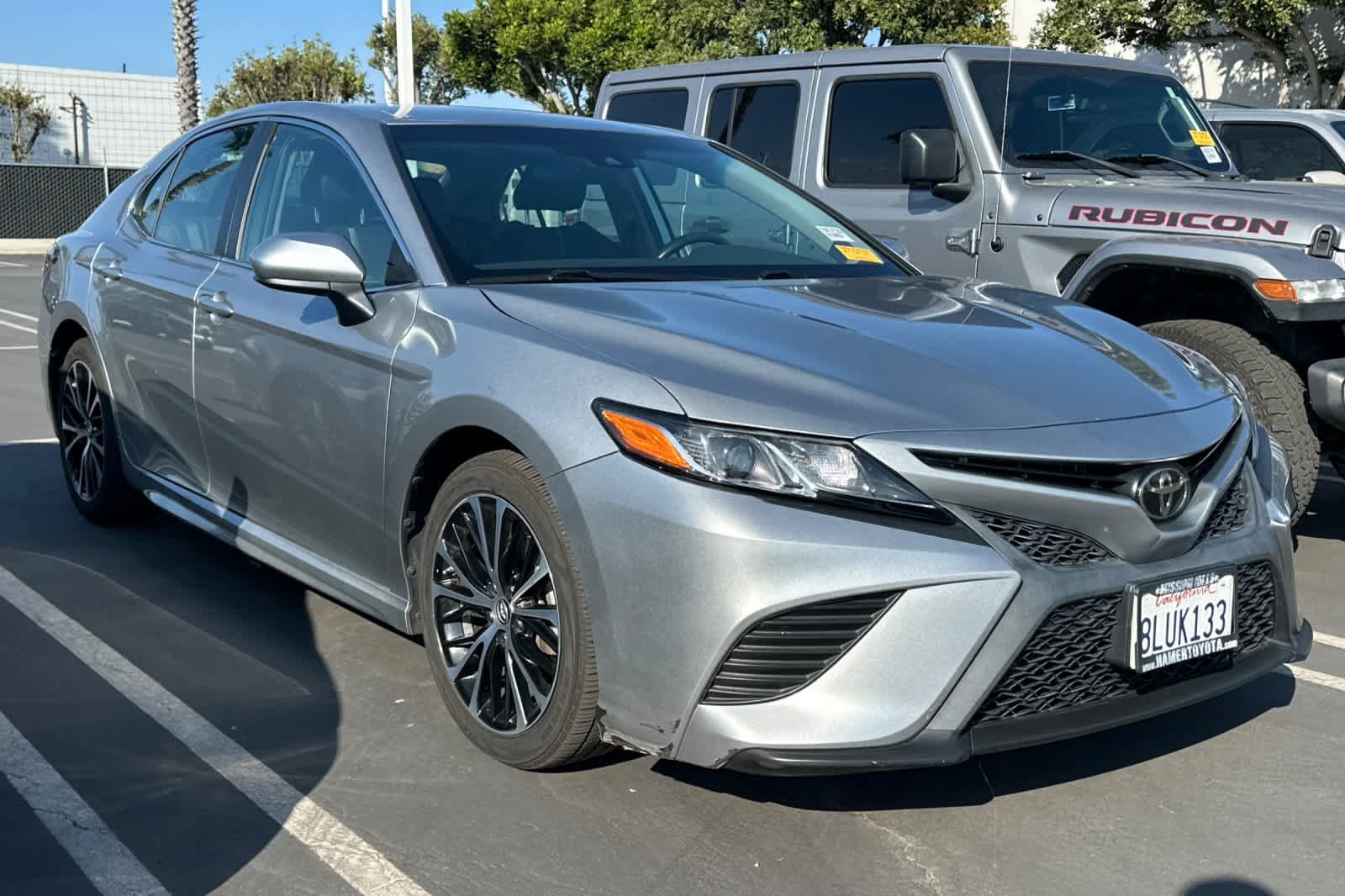 Certified Used 2019 Celestial Silver Metallic Toyota SE image 2