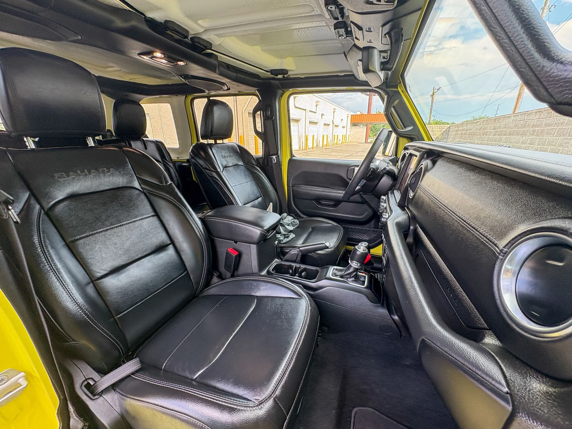 Used 2023 Yellow Jeep Sahara 4xe image 28