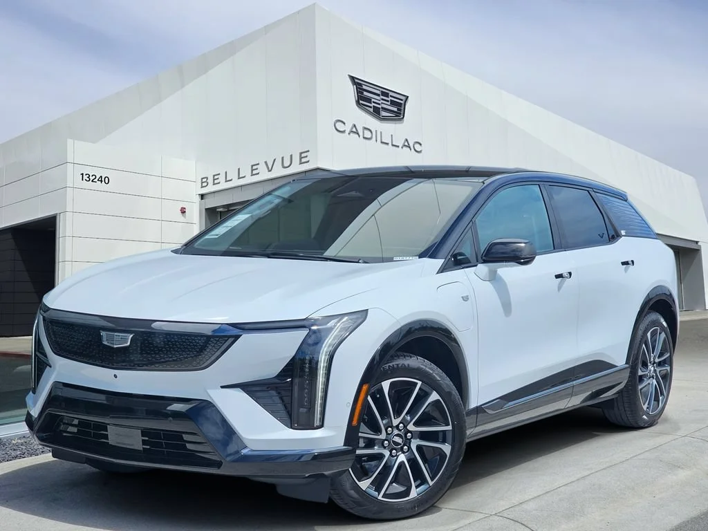 New 2026 Vibrant White Tricoat Cadillac Sport image 1