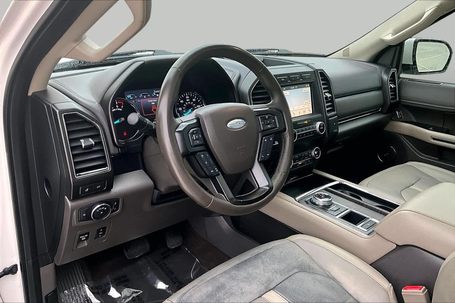 Used 2019 White Platinum Metallic Tri-Coat Ford Limited image 16