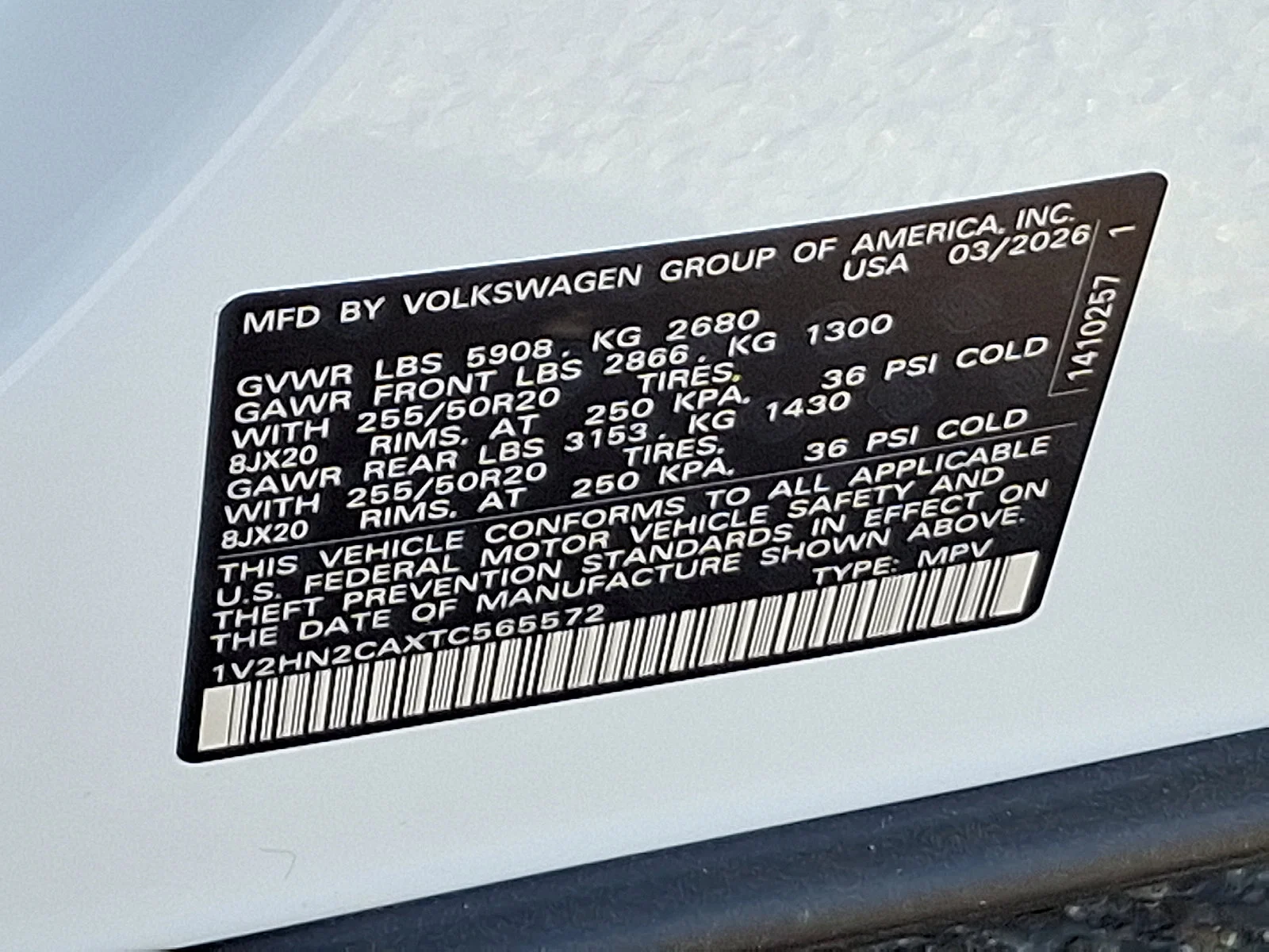 New 2026 Opal White Pearl Volkswagen 2.0T SE with Technology image 20