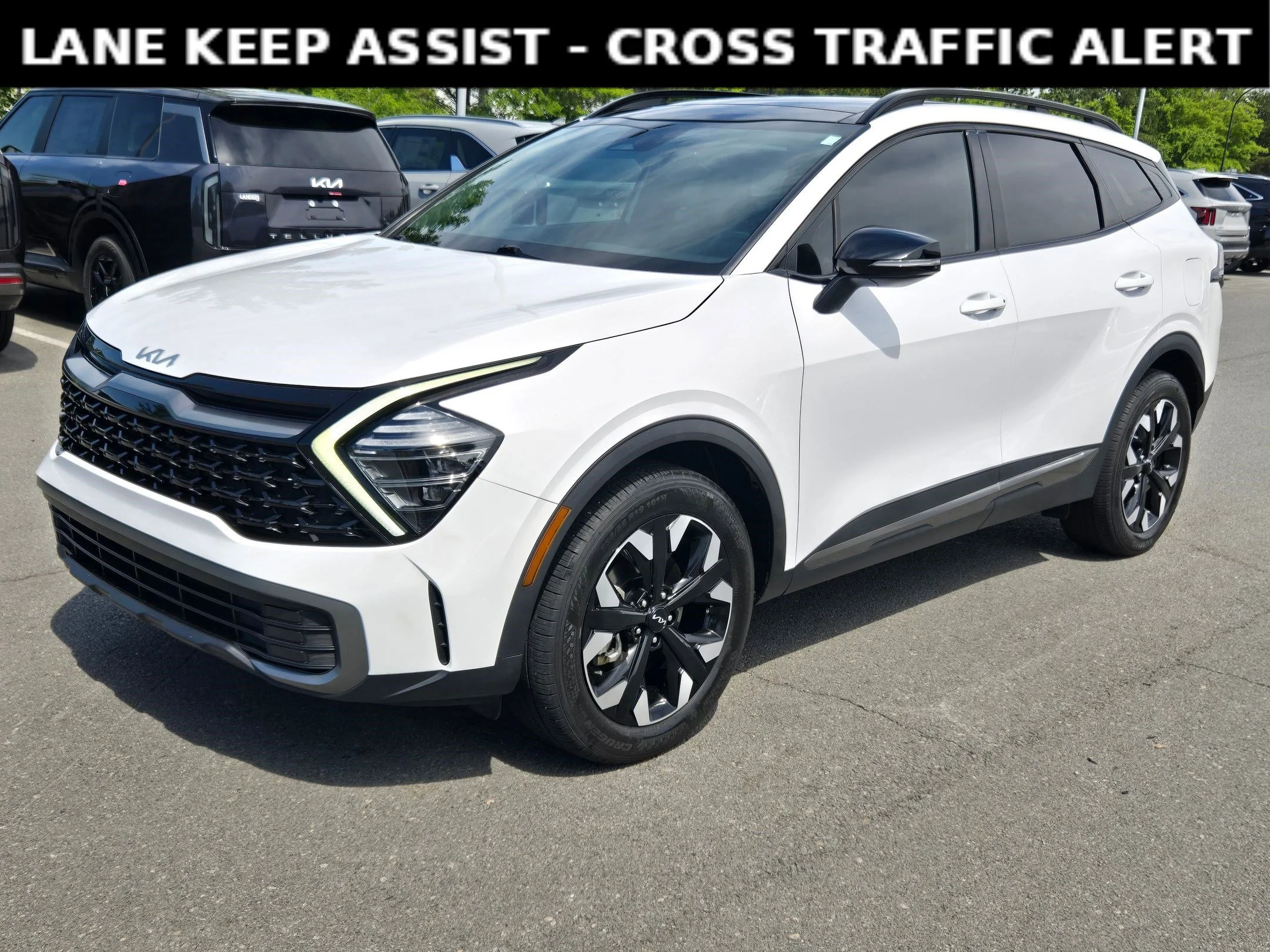 Used 2024 Glacial White Pearl Kia X-Line image 3