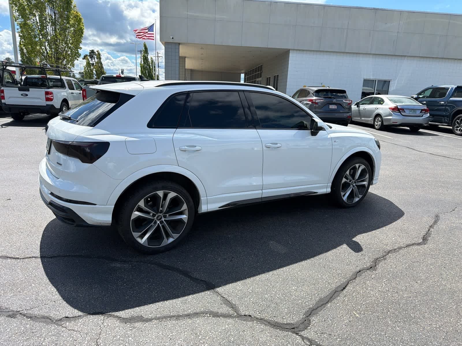 Used 2021 Glacier White Metallic Audi S line Premium Plus image 7