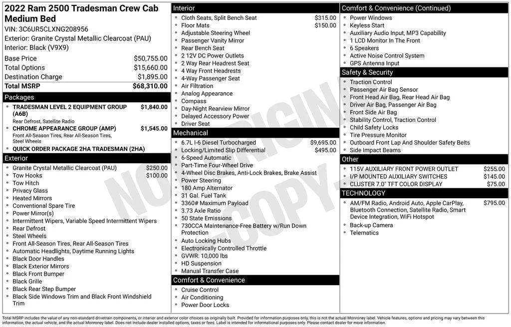 Used 2022 Crystal Metallic Ram Tradesman image 21