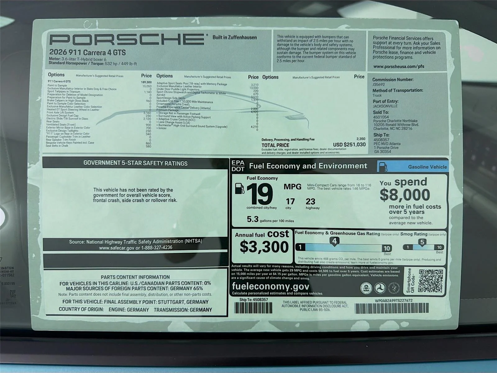 Used 2026  Porsche Carrera 4 GTS image 29