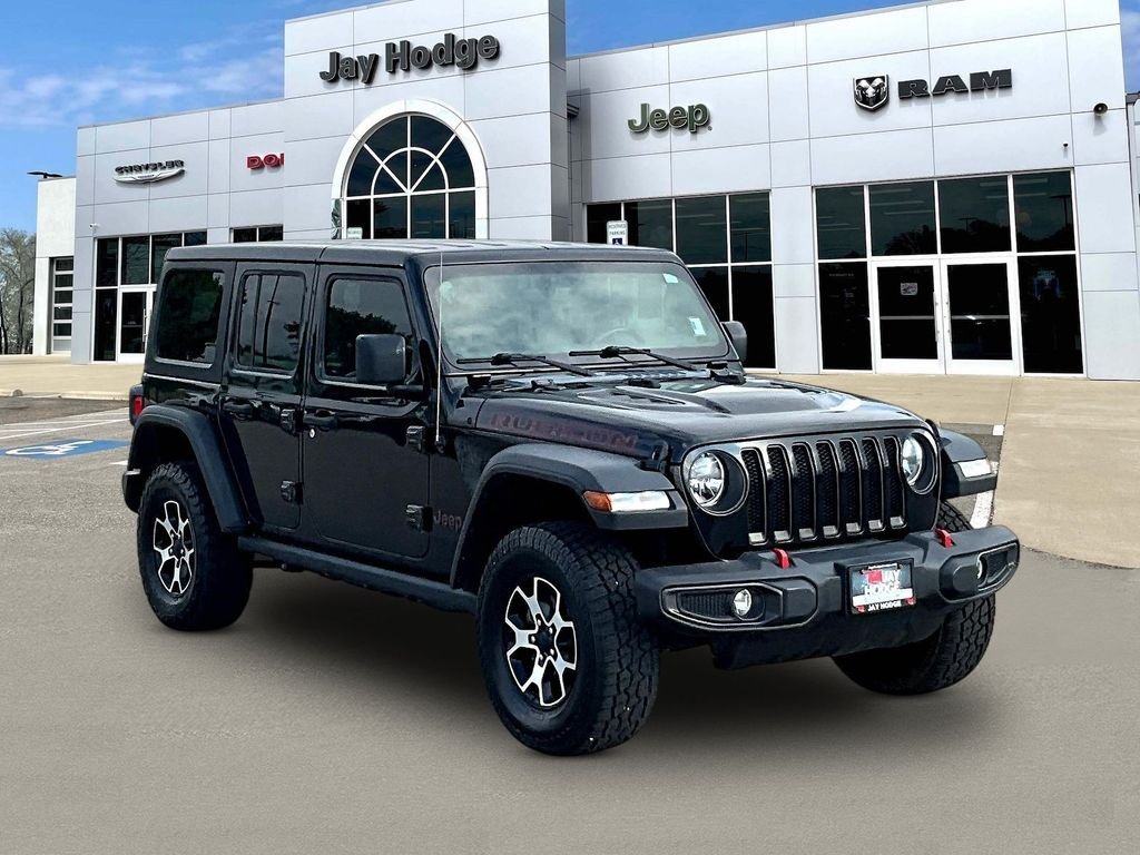 Used 2021 Black Jeep Unlimited Rubicon image 1