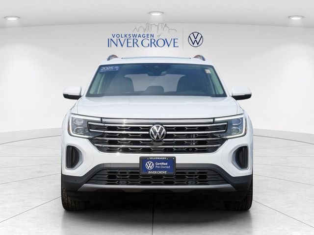Certified 2025 Volkswagen Atlas SE w/Tech with VIN 1V2KR2CA9SC544981 for sale in Inver Grove Heights, Minnesota
