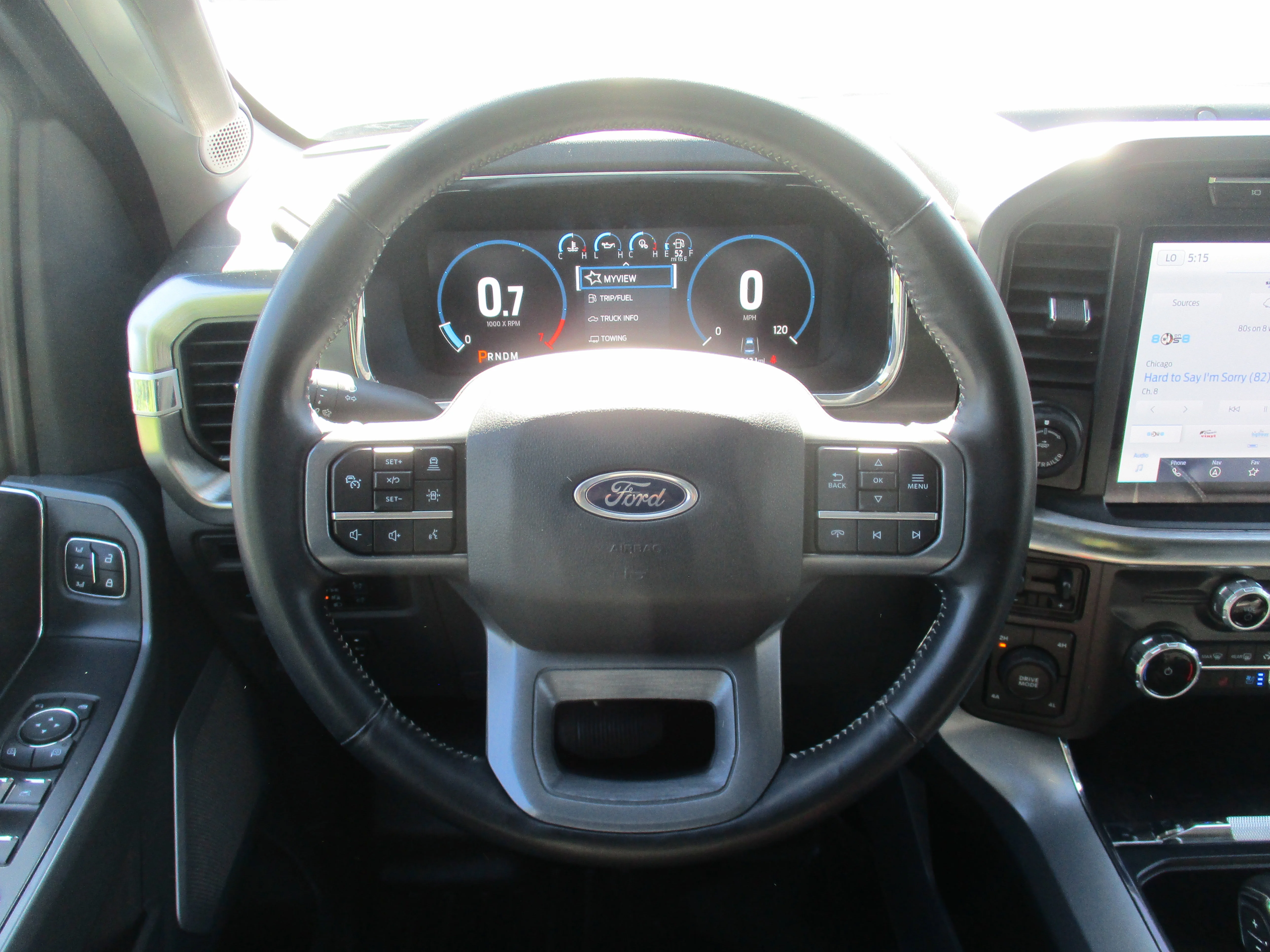 Used 2023 Azure Gray Metallic Tri-Coat Ford LARIAT image 8