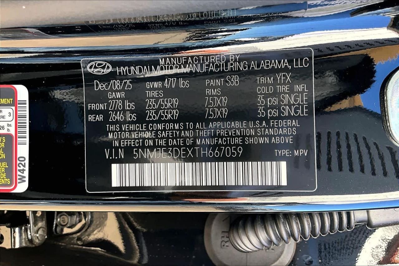 New 2026 Phantom Black Hyundai Limited image 21
