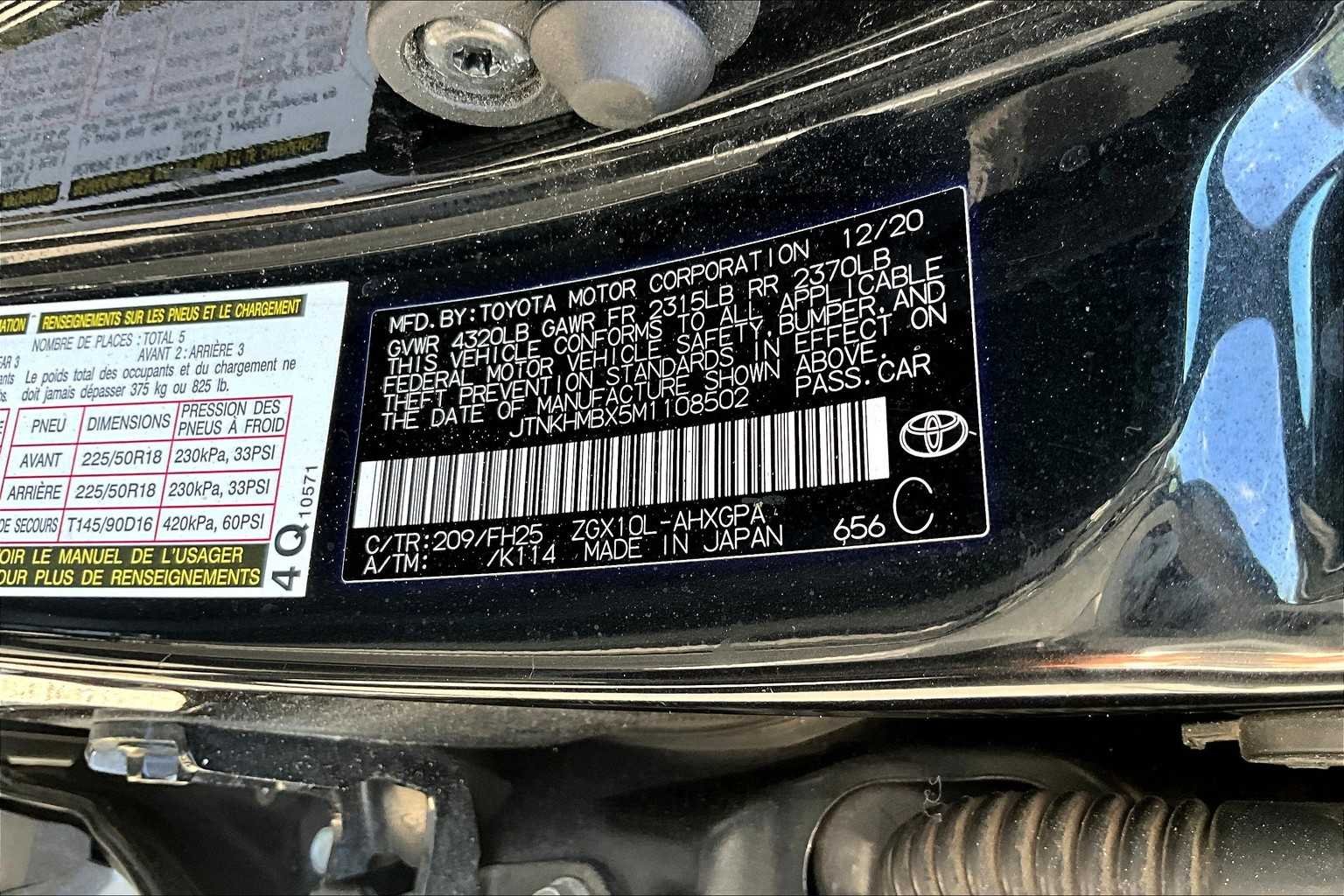 Used 2021 Black Sand Pearl Toyota Nightshade image 35