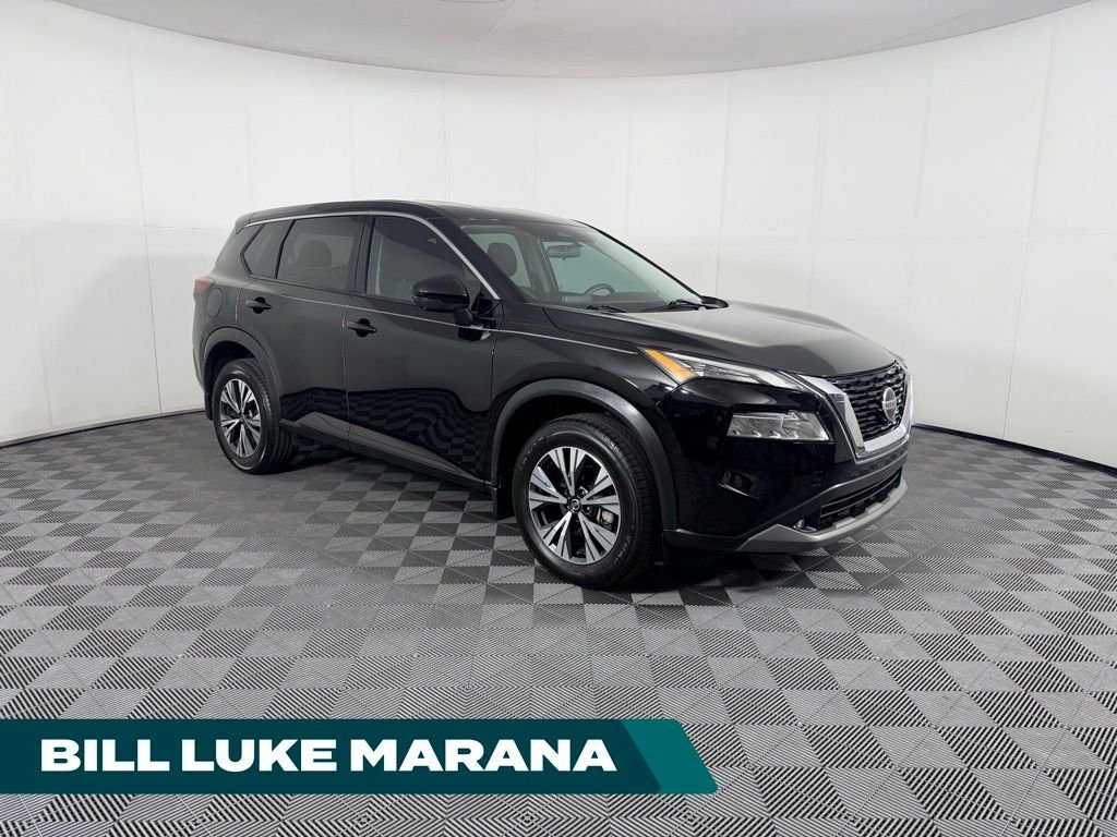 Used 2021 Black Nissan SV image 1