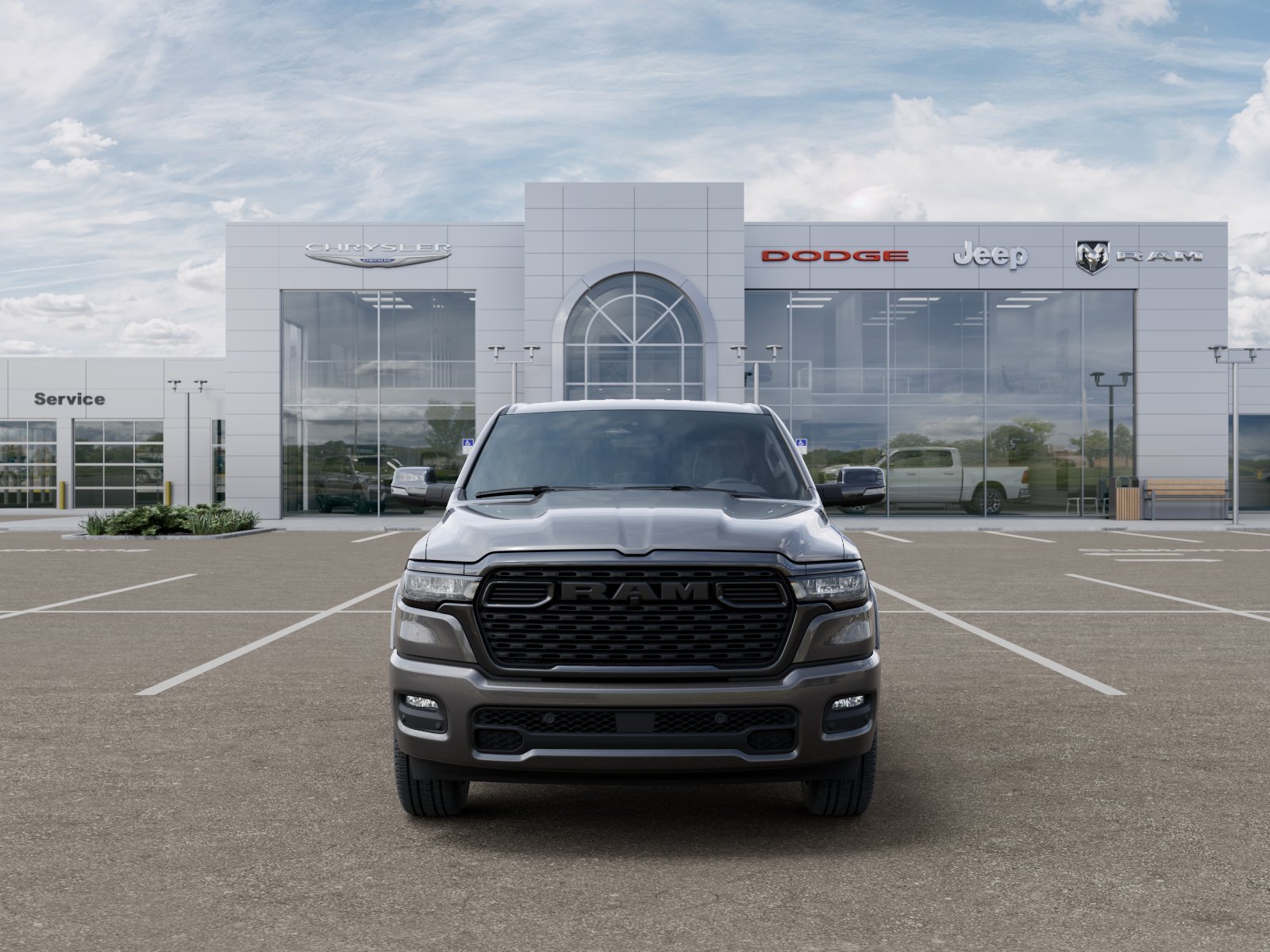 New 2026 Granite Crystal Metallic Clear-Coat Exterior Paint RAM Big Horn image 34
