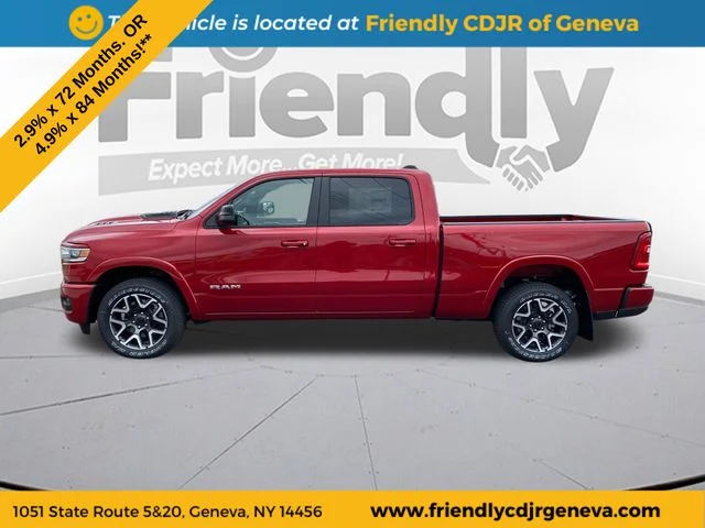 New 2026 Molten Red Pearl-Coat Exterior Paint RAM Laramie image 2