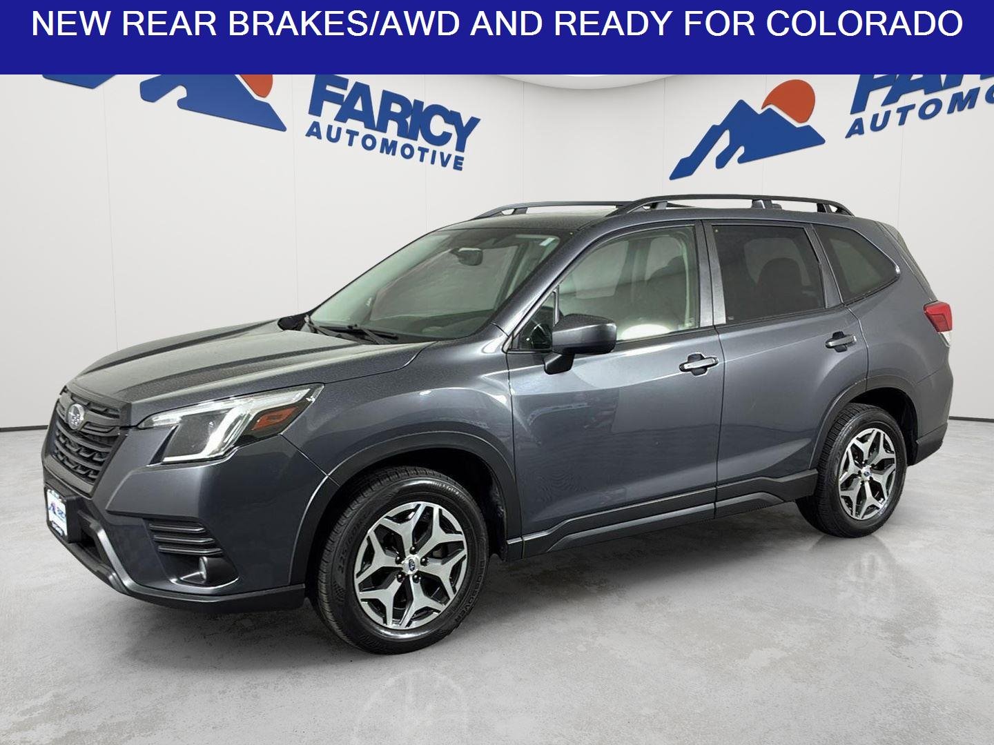 Used 2022 Magnetite Gray Metallic Subaru Premium image 1