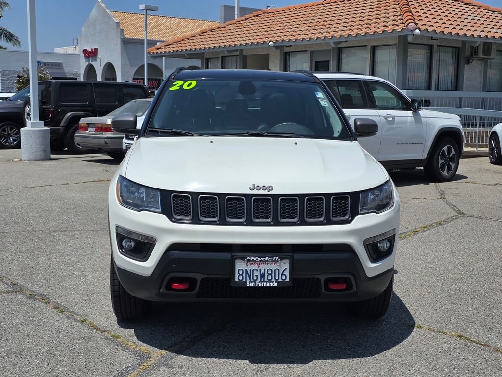 Certified Used 2020 White Jeep Trailhawk image 2