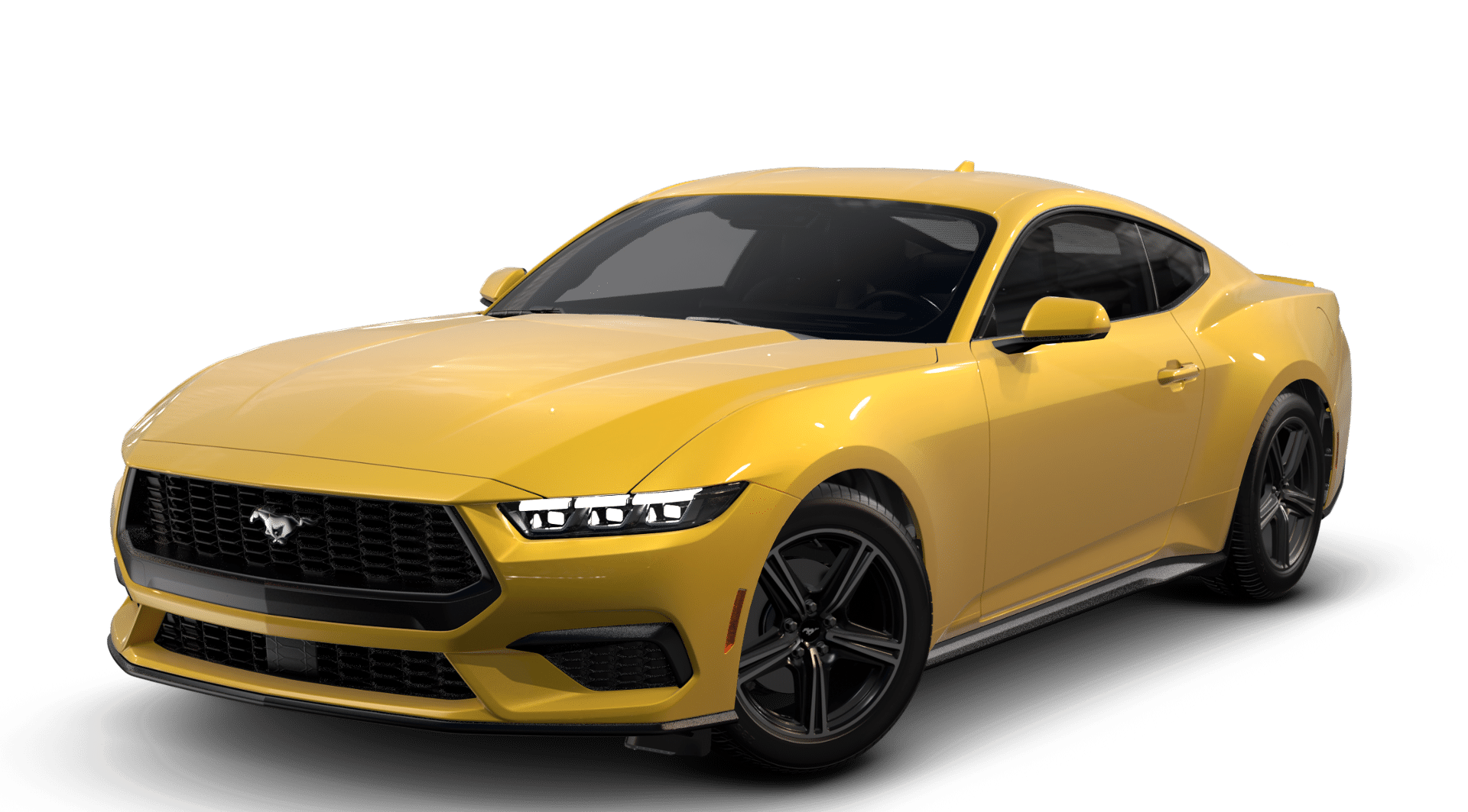 New 2024 Yellow Splash Metallic Ford EcoBoost® Premium Fastback image 1