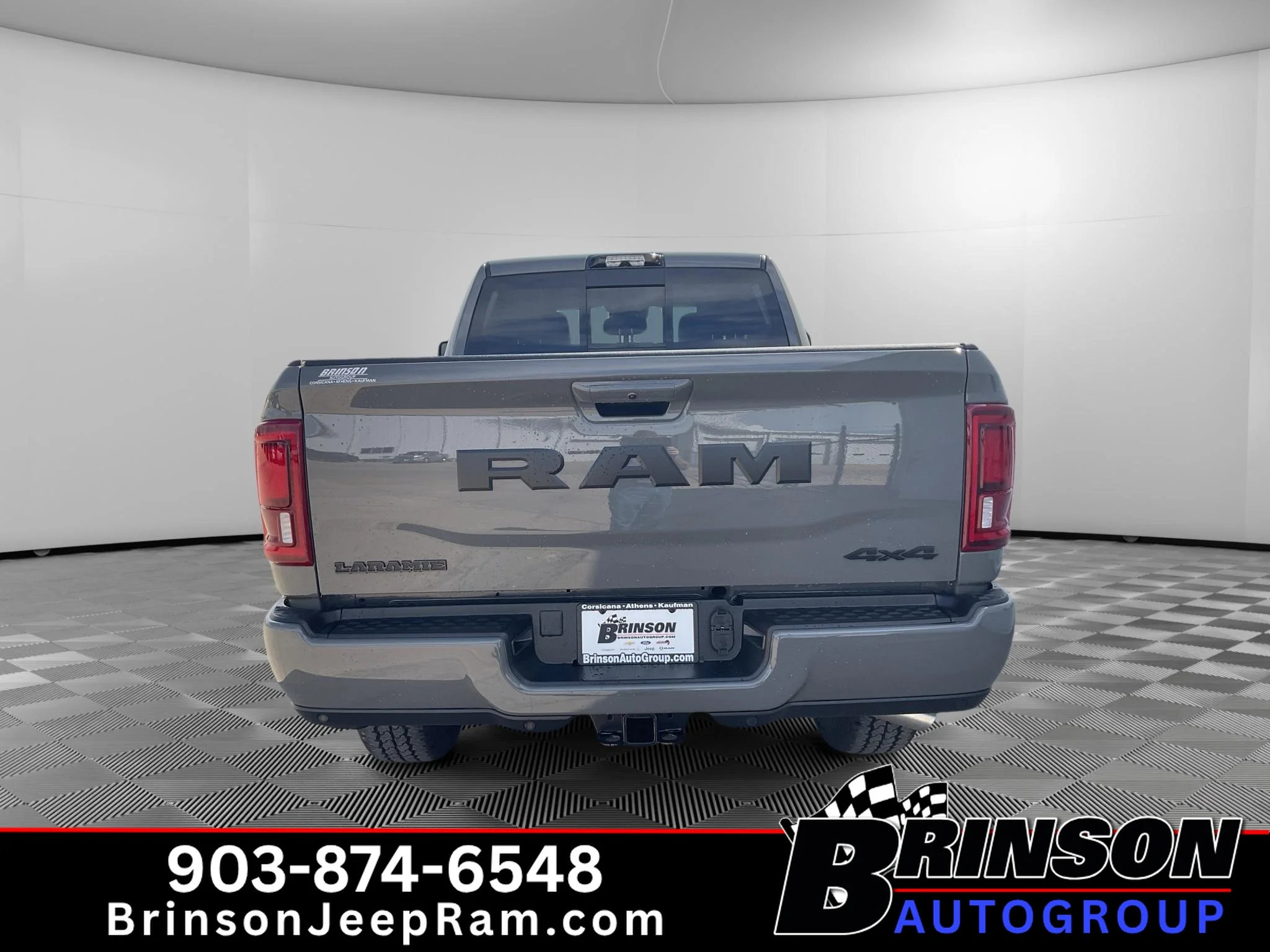 New 2027 Ceramic Gray Clear-Coat Exterior Paint RAM Laramie image 4