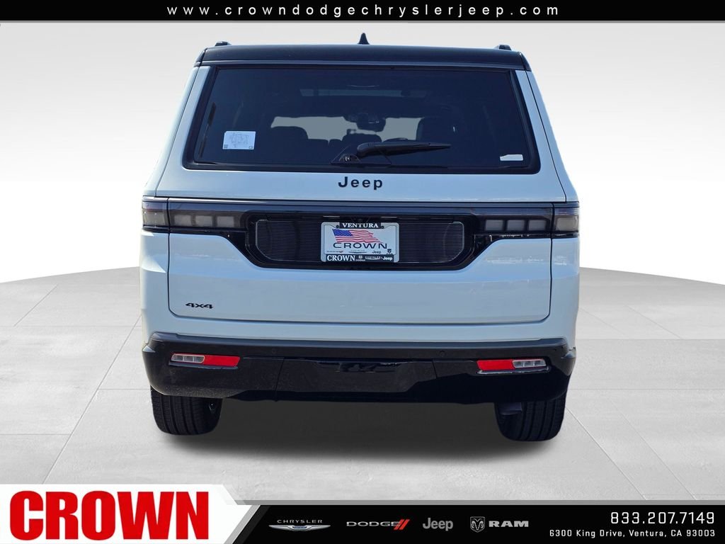 New 2026 Bright White Clear-Coat Exterior Paint Jeep Summit Obsidian image 6
