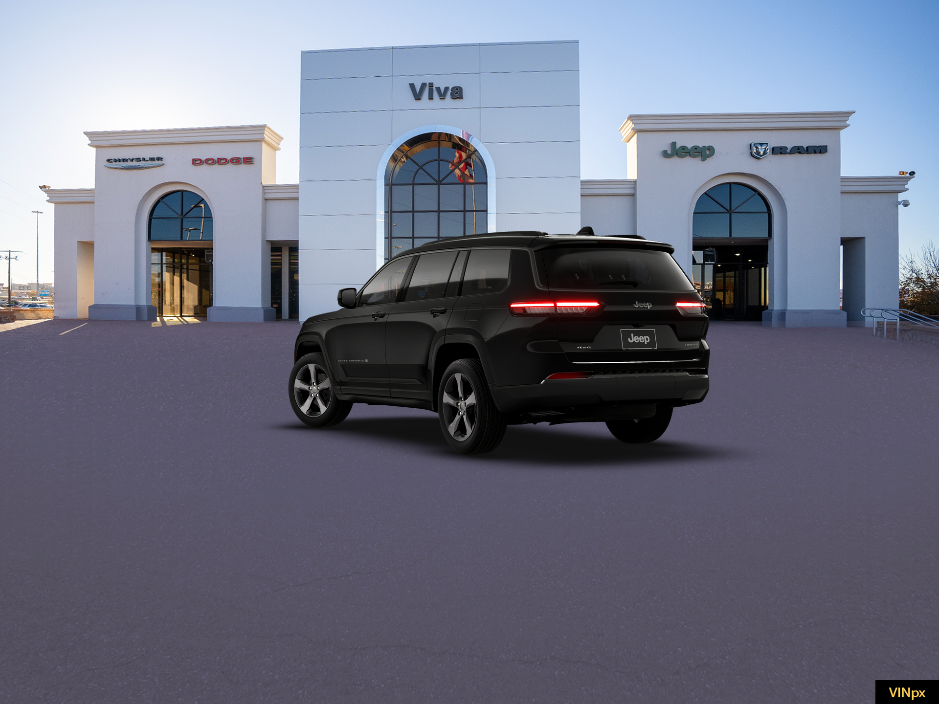 New 2026 Diamond Black Crystal Pearl-Coat Exterior Paint Jeep Limited image 5