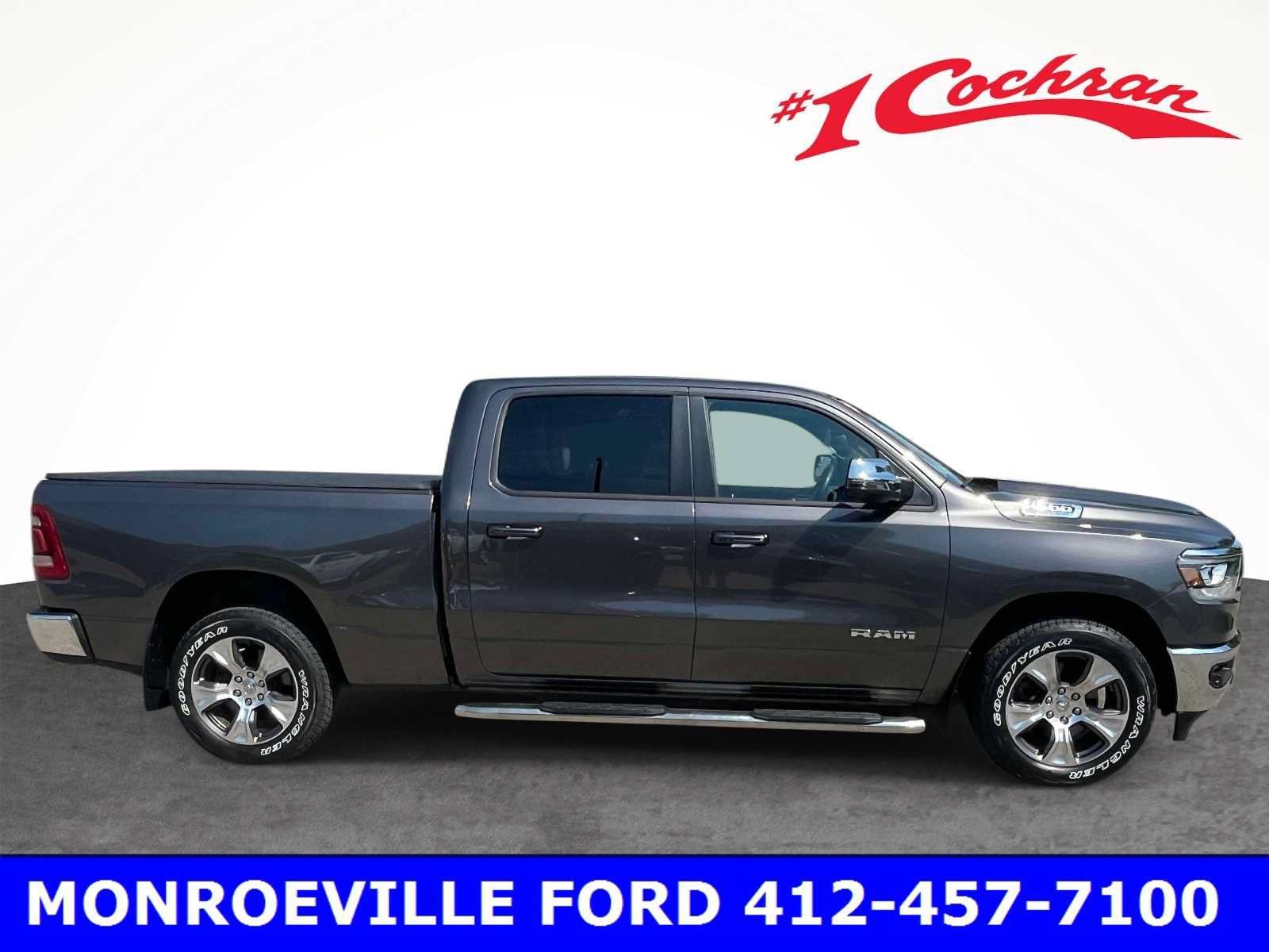 Used 2023 Granite Crystal Metallic Clearcoat RAM Laramie image 8