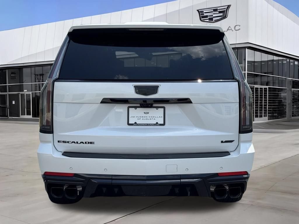Used 2025 Crystal White Tricoat Cadillac Escalade-V image 7