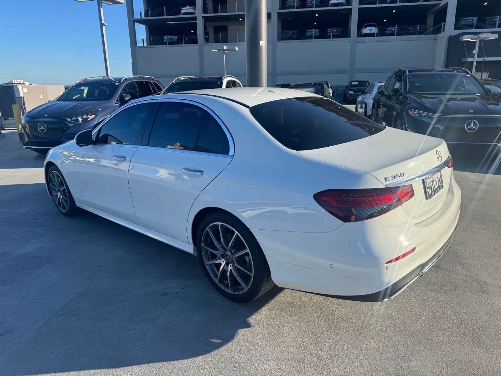 Certified Used 2022 Polar White Mercedes-Benz E 350 image 2