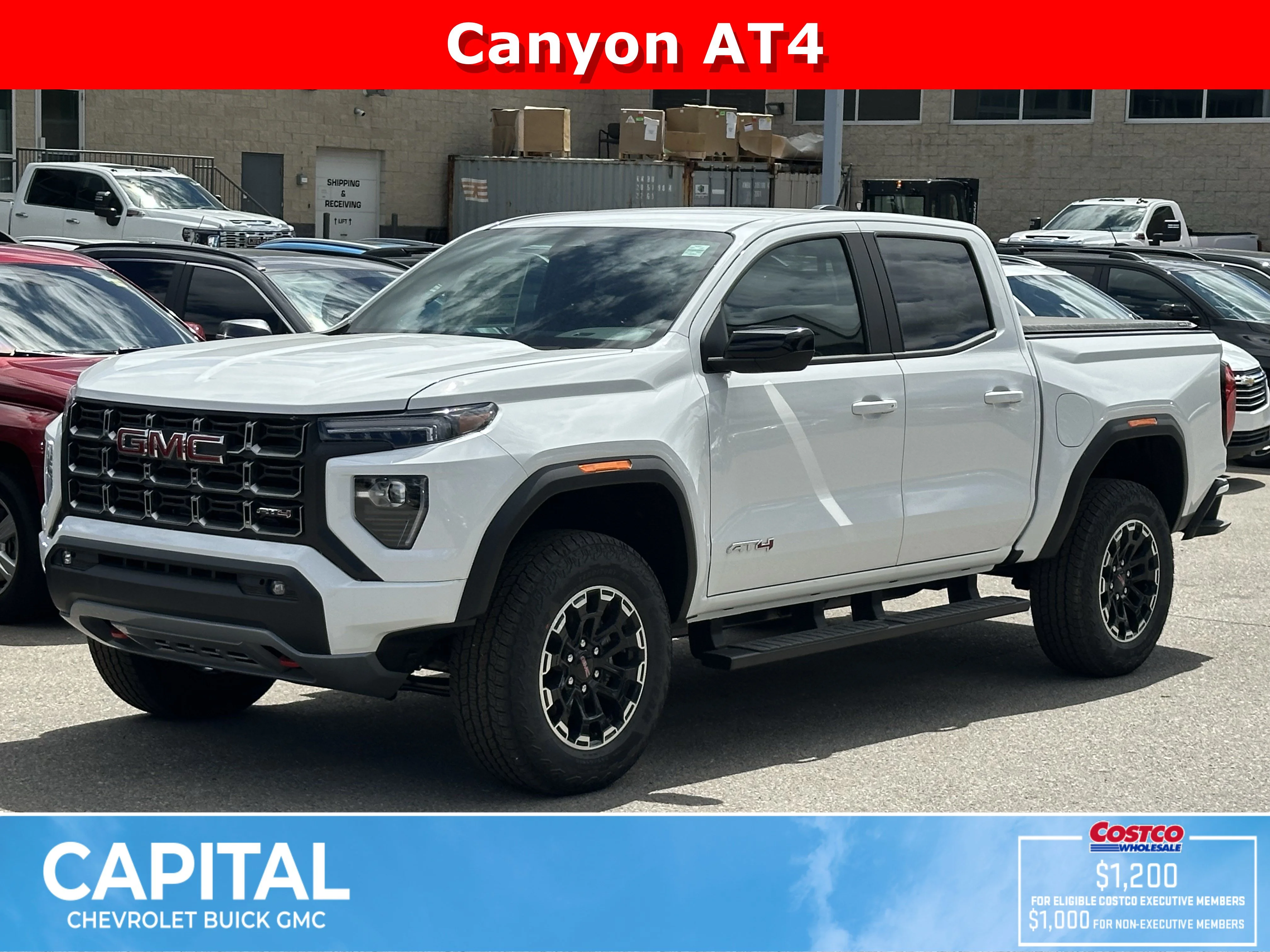 New 2026 Summit White GMC AT4 image 1