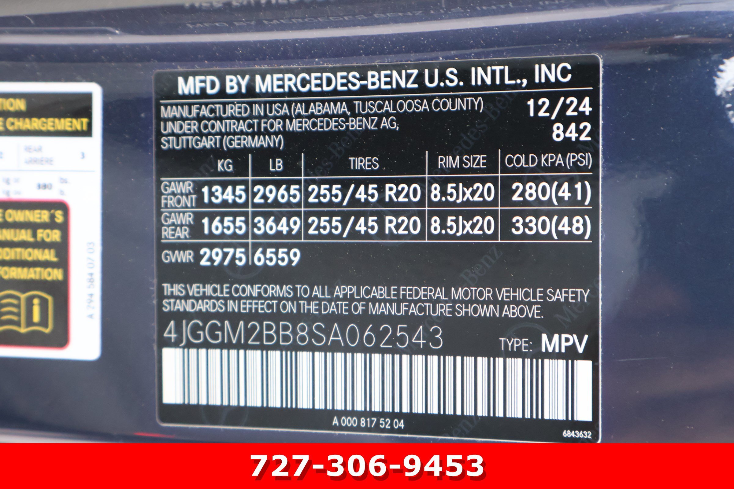 Certified Used 2025 Twilight Blue Metallic Mercedes-Benz EQE 350+ image 29